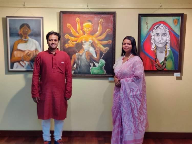 Saikat Mondal and Ankita Roy the founders of Chhobi-o-Ghor