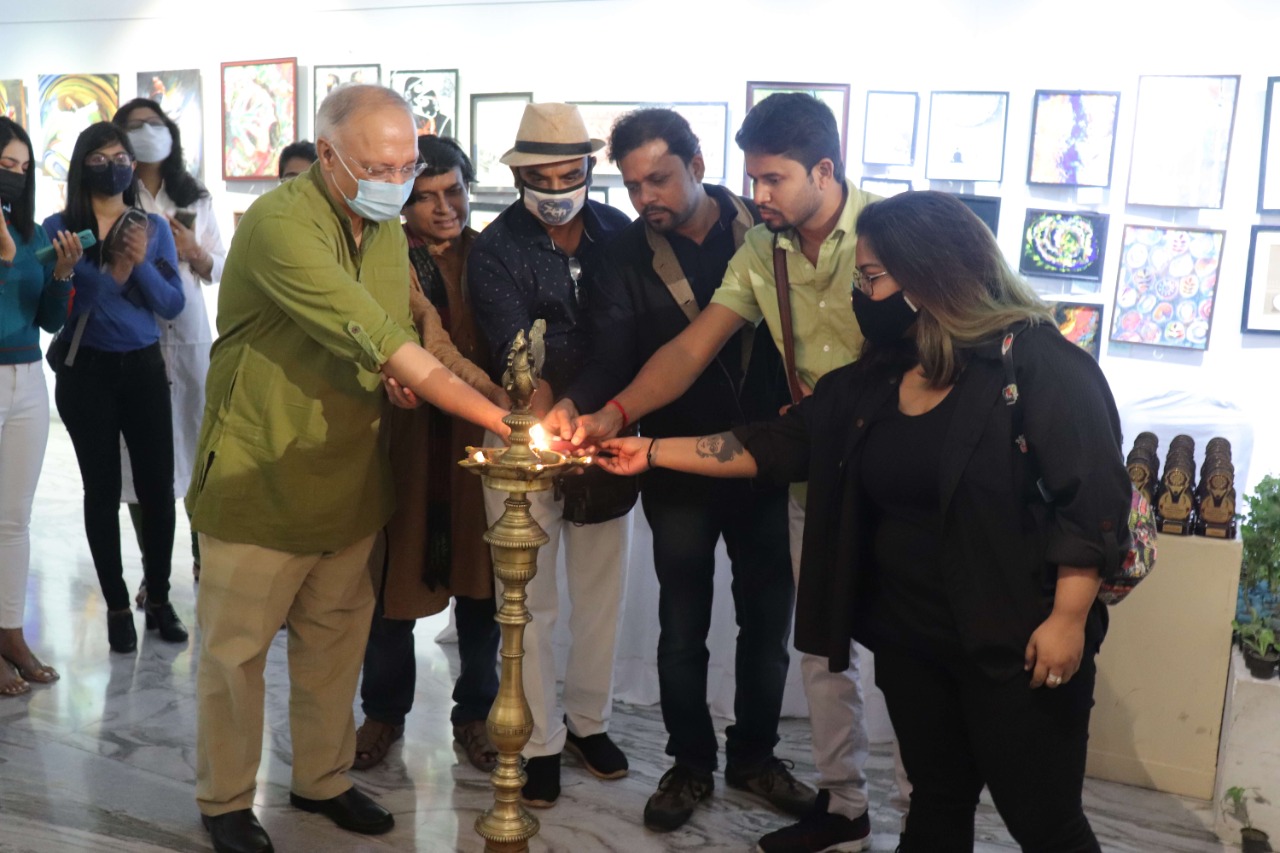 Art exhibition in Kolkata Inauguration 1
