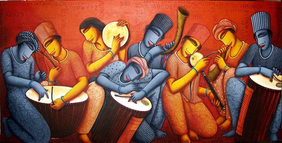 Modern Indian Paintings   Sound Samir Sarkar 