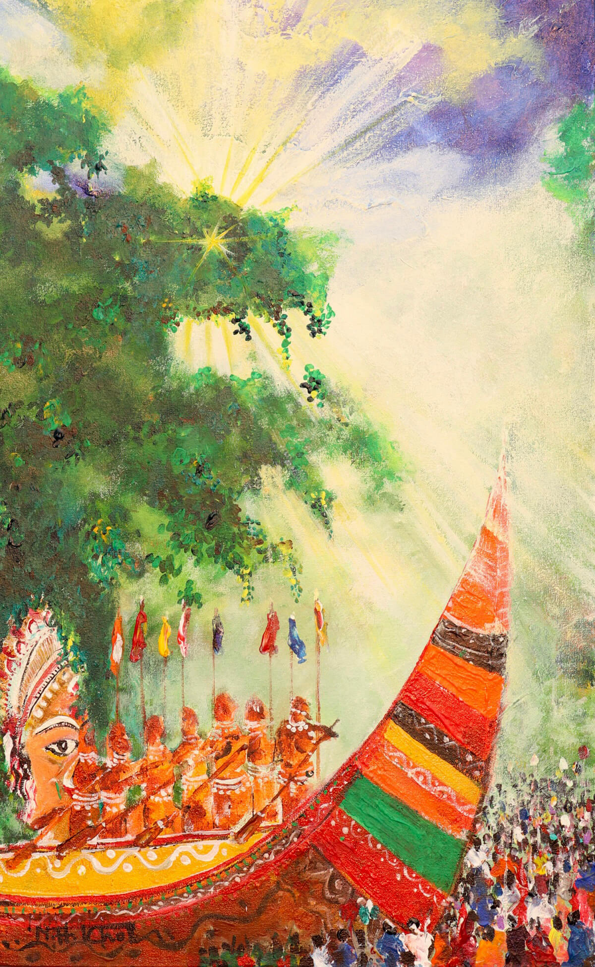 MH Khokon paintings Baishakh Colors of Festival in Bangaldesh