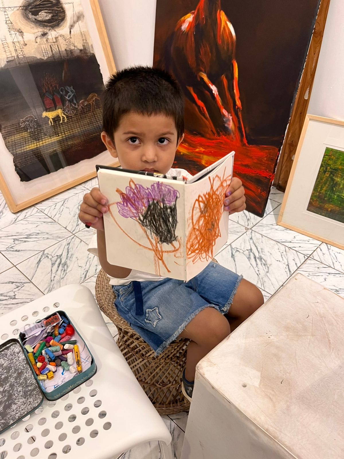 Children painting Art