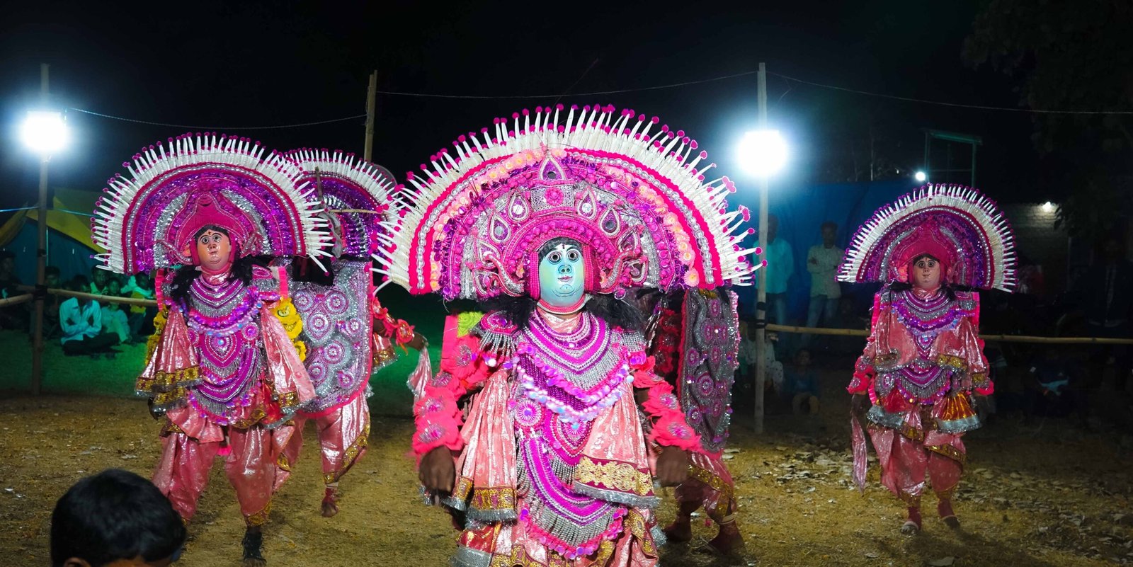 Homepage 26 Chhau dancer performing traditional masked dance