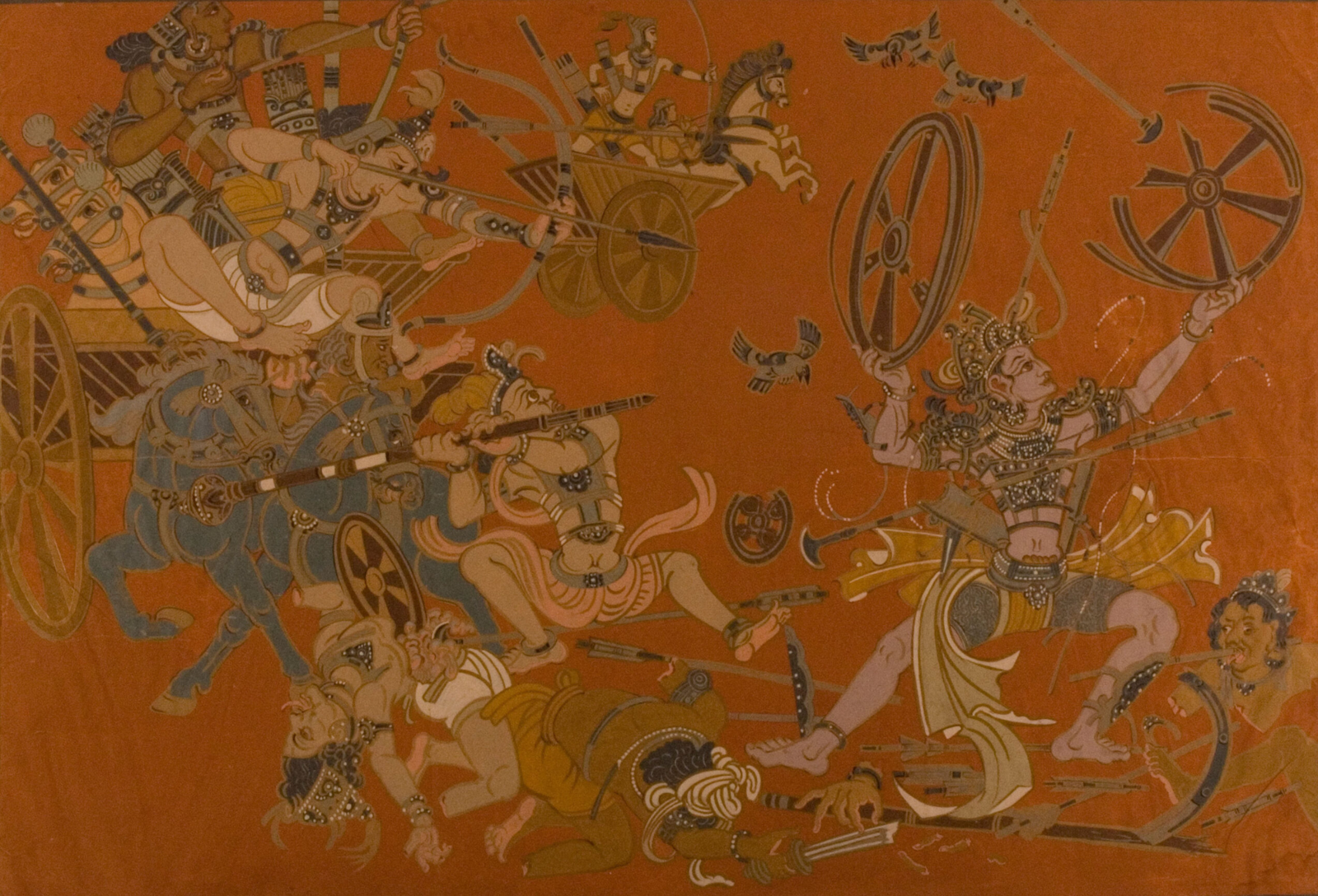 Nandalal Bose and the Formation of an Indian Modernism 1 Abhimanyu Badh; Nandalal Bose; c. 1946–1947; Tempera on paper