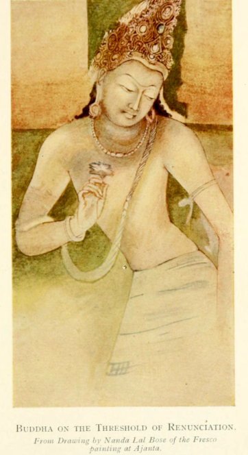 Nandalal Bose and the Formation of an Indian Modernism 4 Drawing of fresco of Ajanta