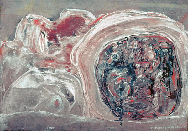 Jogen Paris Abstract Art Composition I 1966 grande