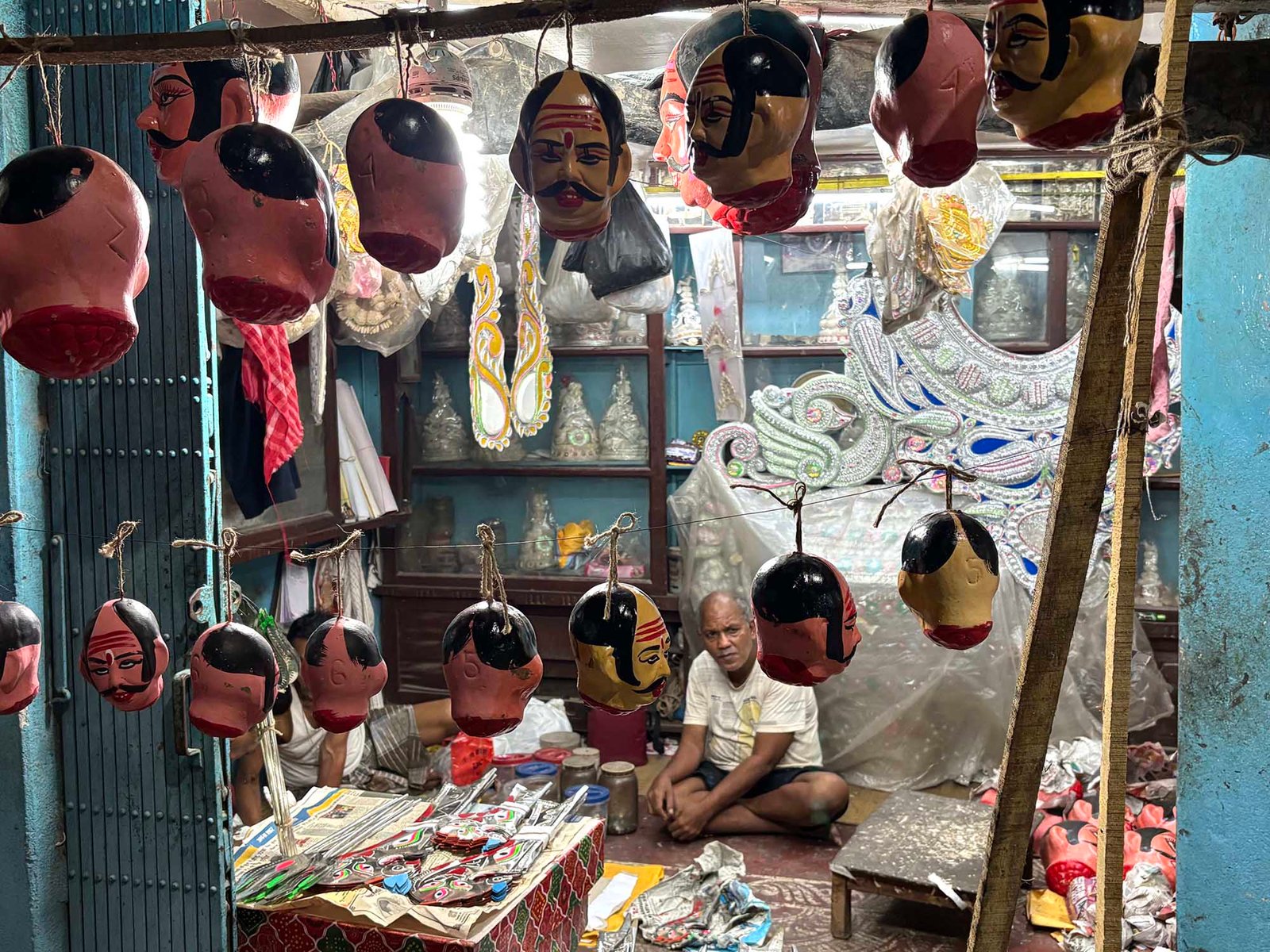 Kumartuli during Kalipuja