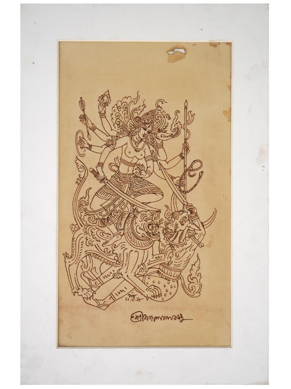 Nandalal Bose and the Formation of an Indian Modernism 12 Mahisaruamardini