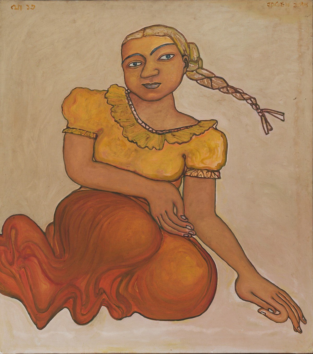 Midori When She Was Young , Oil on Canvas , 34 x 30 inches , 2013