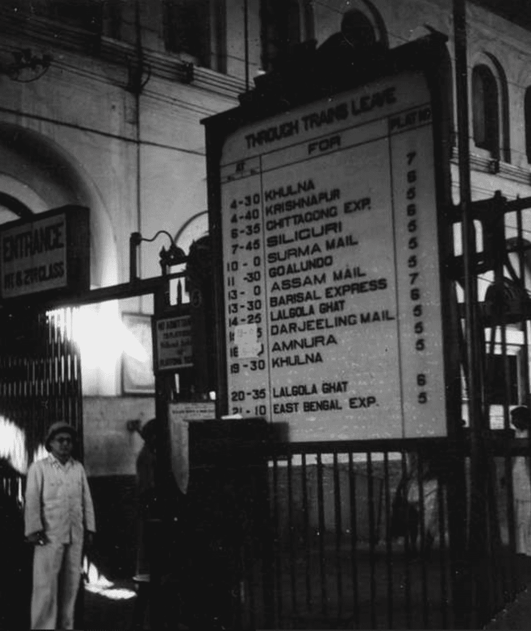 Sealdah Station of Calcutta, 1944