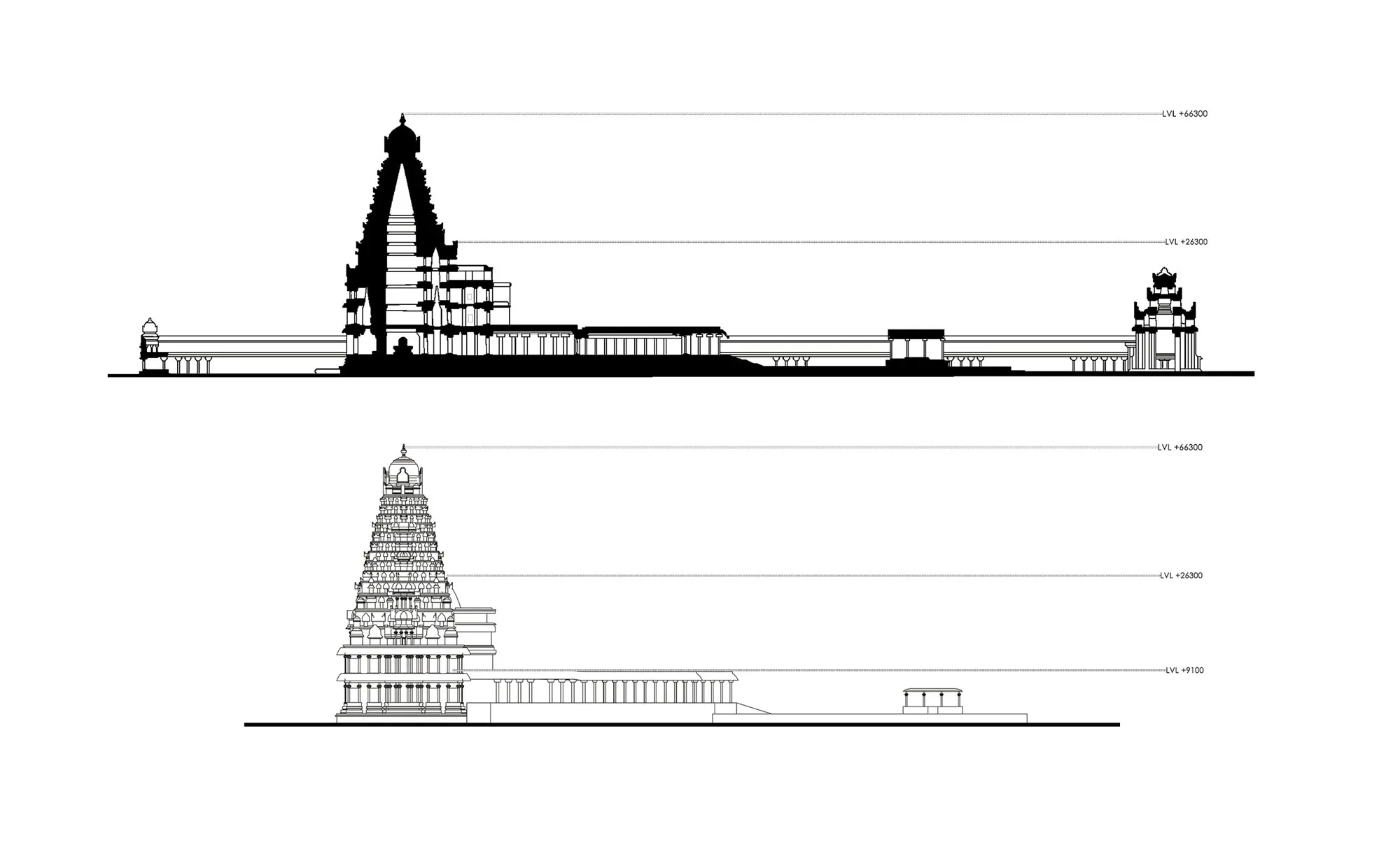 Brihadeeswara Temple, Thanjavur: Chola Architecture and the Grammar of Sacred Geometry 10 Sections Brihadesvara Temple Tanjavur India