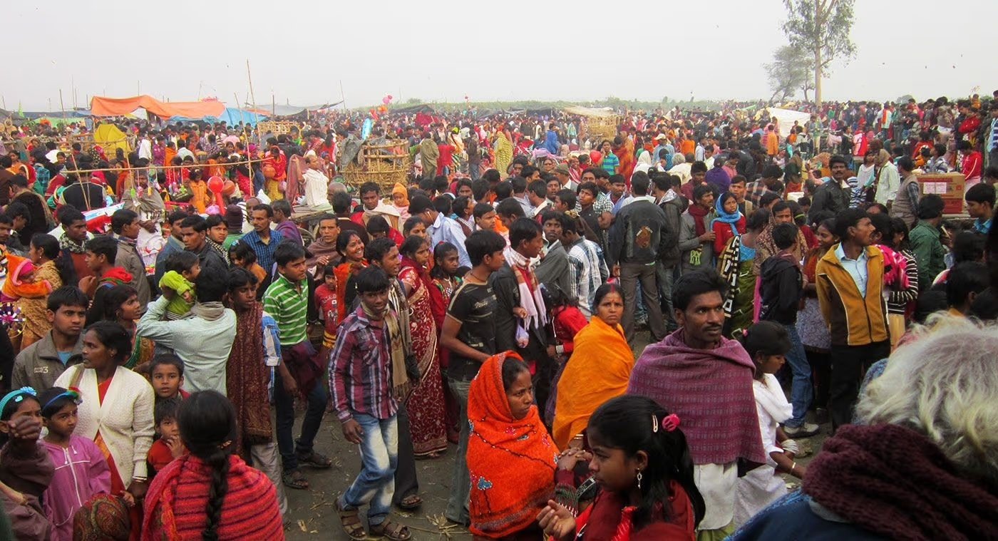 Shatarupa Bhattacharyya People at the Bonbibi fair in Ramrudrapur