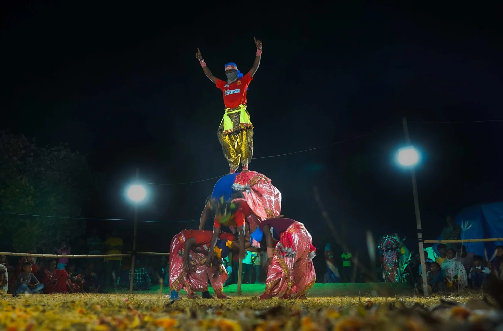 Chhau Dance: Martial Movement, Mask, and the Choreography of Epic Narrative 4 Chhau Acrobatic show