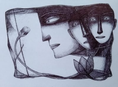 Adjustment-Paintings-of-artist-Mihir-Kayal