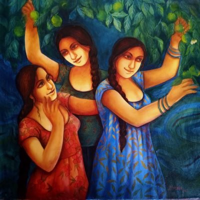 Friendship-4-24x24-Acrylic-on-canvas