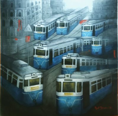 Kolkata-my-city-24×24-acrylic-1